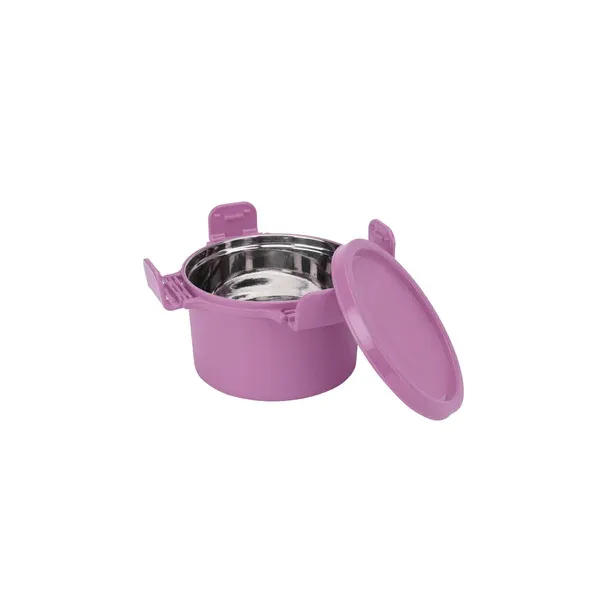 Signoraware Container | Lock N Store Smart Twin Steel | 350 ml