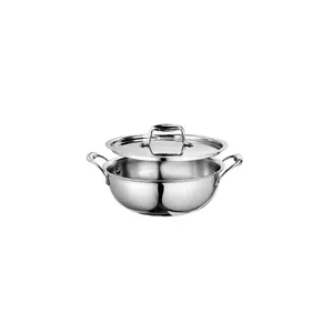 Signoraware Kadhai | Artista Tri‑Ply | 24 cm / 3500 ml with Lid 