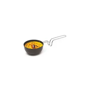 Signoraware Pan | Opulent Hard Anodised Tadka Pan | 130 mm / 500 ml