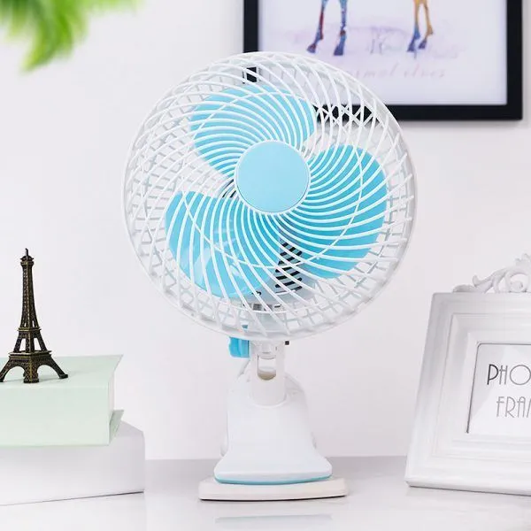 Rechargeable Portable Mini Table Clip Fan – Compact Cooling with Adjustable Design