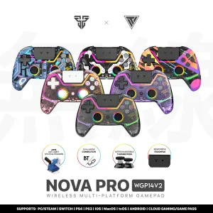 Fantech Nova Pro WGP14 v2 Wireless Hall Effect for PS4 PC Android 