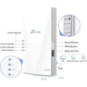 Tplink Wifi 6 Range Extender / Repeater AX1500 
