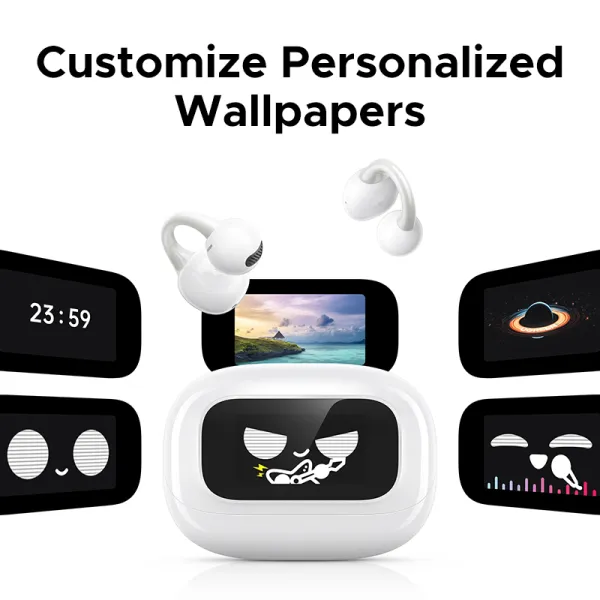 UGREEN 55136 Clip Buds Magic True Wireless Earbuds | 30‑Hour Playback | Bluetooth 5.4 | AAC/SBC Codecs