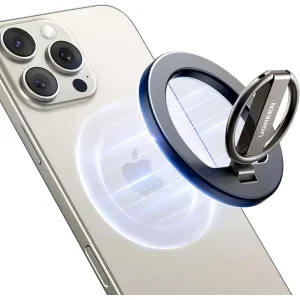 UGREEN Magnetic Phone Grip | MagSafe Compatible | Slim Multi‑Angle Stand