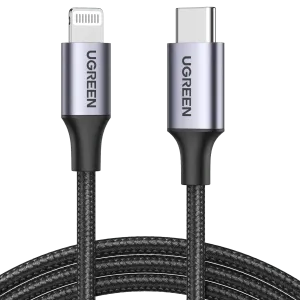 UGREEN USB‑C to Lightning Cable | PD Fast Charging | MFi Certified | 2‑Year Warranty