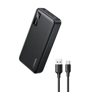 UGREEN 20000mAh PD 20W Two‑Way Fast Charging Power Bank (PB312/25683) | Digital Display | Dual USB Interface