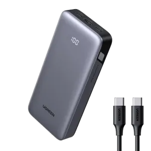 UGREEN Nexode Pro 20000mAh 30W Power Bank | Triple‑Port Fast Charging | Compact & Smart Display
