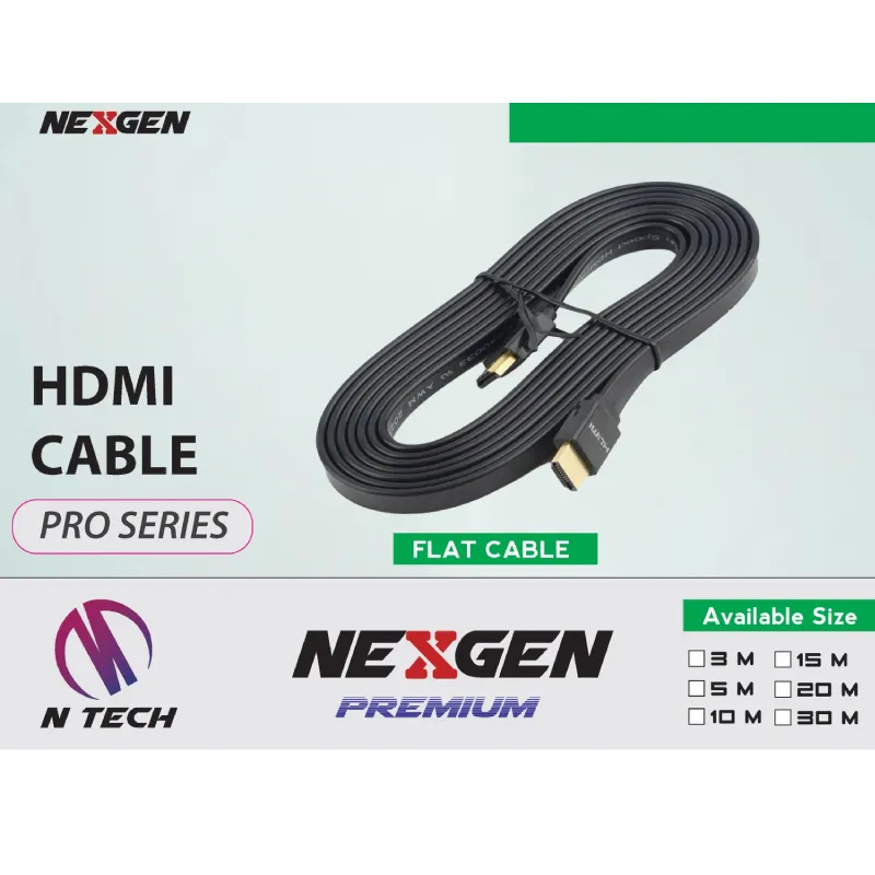 Nexgen HDMI Cable Pro Series 1.5,3,5,10,15,20,30m | Moosto Online