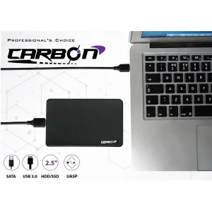 Carbon HDD Casing 2.5″ SATA USB 3.0