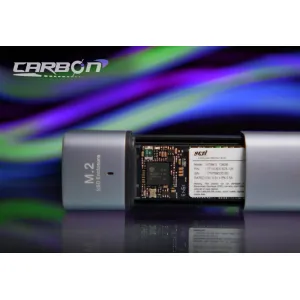 Carbon M.2 enclosure cover