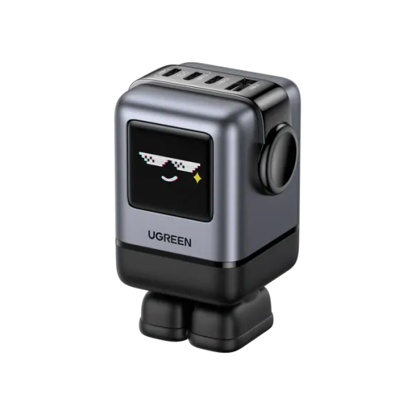 UGREEN Uno 100W Smart Robot Charger | Fun Design | Multi‑Device GaN Fast Charging
