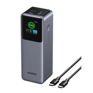 UGREEN Nexode Power Bank 25000mAh 200W | PD 3.1 Flash Charging | Smart TFT Display