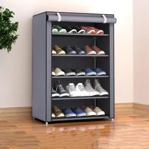 Shoe Cabinet 6 Layer Shoe Rack Organizer With Cloth