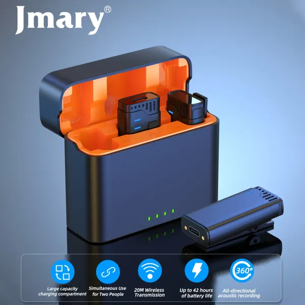 Jmary MW-16 Wireless Microphone for Mobile & Camera 3 in 1
