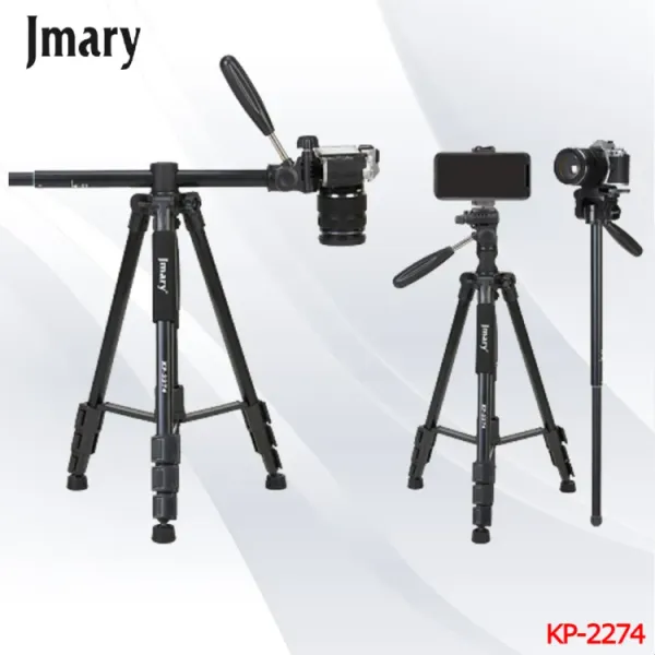 Jmary KP-2274 Multifunctional Professional Tripod With Multi Angle Adjustment