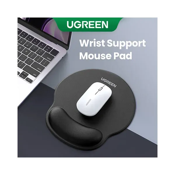 UGREEN Wrist Rest Ergonomic Mouse Pad | Comfort & Support | Durable Lycra + Memory Foam