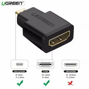 UGREEN-Micro HDMI Male to HDMI Female Adapter