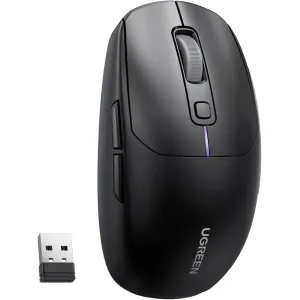 UGREEN Wireless Rechargeable Gaming Mouse | 3‑Mode Connectivity | 5000 DPI | RGB Lighting