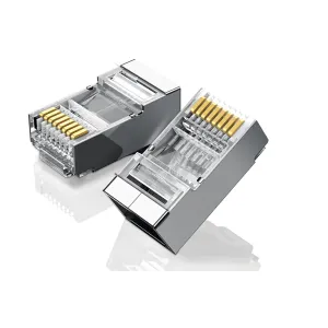 Ugreen 100x plug coupler end RJ45 8P8C Cat 6 transparent
