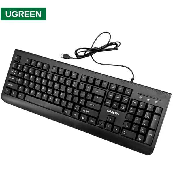 UGREEN Wired Keyboard (USB) | Splash Proof | Comfortable Typing