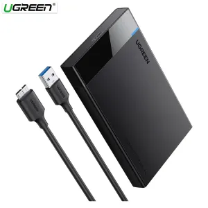 UGREEN 2.5” USB 3.0 to SATA Hard Drive Enclosure | High‑Speed | Secure Storage