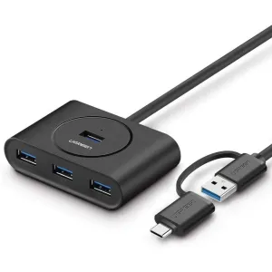 Ugreen USB 3.0 Hub with Type C Port, 1M