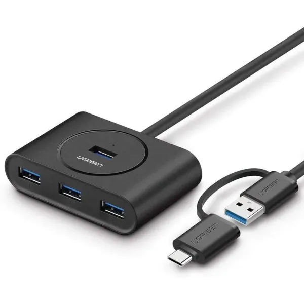 Ugreen USB 3.0 Hub with Type C Port, 1M
