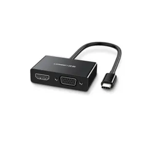 UGREEN Type‑C to HDMI + VGA Converter | Dual Display | Compact Design