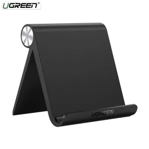 UGREEN Multi‑Angle Adjustable Portable Stand for iPad / Mobiles | Foldable | Universal Compatibility Black