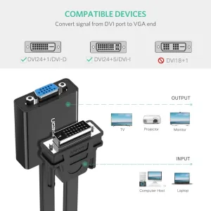 UGREEN DVI-D 24-1 to VGA CONVERTER