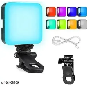 RGB Pocket LED Selfie Light for Mobile Phone Laptop Clip Ring Flash Fill Video Photo Ringlight Photography Lamp