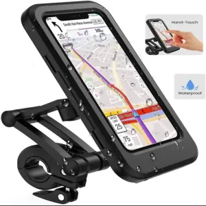 Waterproof Motorcycle Mobile Cellphone Stand Phone Holder Bag For Motorcycle Water Proof