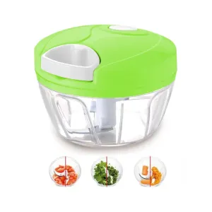 Compact Handheld Vegetable Chopper with Multi-Size Blades - 220V Hand Pulled Food Processor for Fruit, Nut, Onion Mincer, Spice Blender (1Pcs)