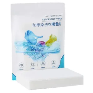 Anti-cross-dye laundry color-absorbing tablets, 2-piece laundry tablets to prevent clothes from fading, anti-fouling tablets to protect bright colors of clothes