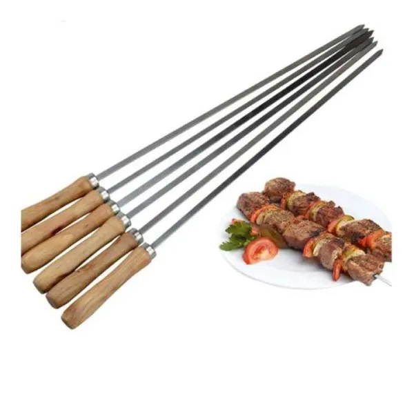 BBQ Skewers | 6 Piece Stainless Steel Set