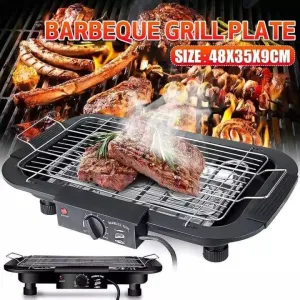 Smoke Free Electric Barbeque Grill - 2000W