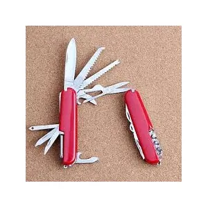 Folding Pocket Multitool Knife | Swiss Army Style | 11 Functions