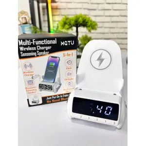 MGTU Multi‑Functional 5‑in‑1 Wireless Charging Sensor Speaker