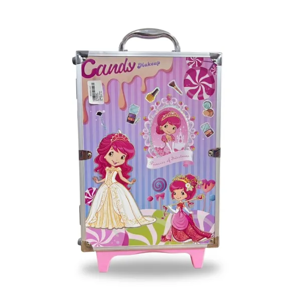 Kids Makeup & Vanity Kit – Washable Non-Toxic Play Set with Princess & Unicorn Themes, Portable Case & Accessories
