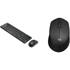 Logitech Combo MK215 Wireless Keyboard & Mouse – Reliable 2.4GHz Performance