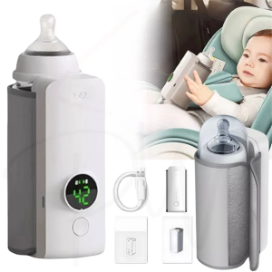 Rechargeable Baby Milk Warmer – Portable Cordless Bottle Heater for Travel