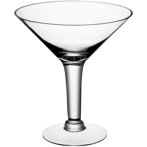 Luminarc Ribbed Martini Glass – Elegant V-Shaped Cocktail Glass with Textured Interior Design