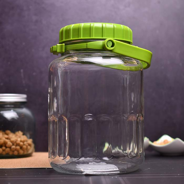 Pasabahce Pickle Harvest Jar – Glass Storage Container for pickles with airtight seal lid