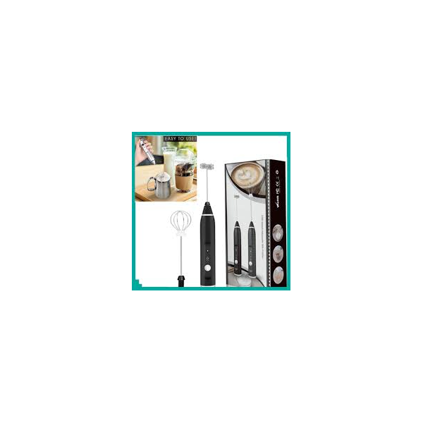 Milk Frother – USB Rechargeable Handheld Set