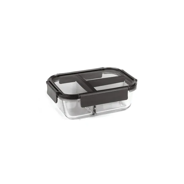 SignoraWare Slim Glass Lunch Box – 3 Partitions