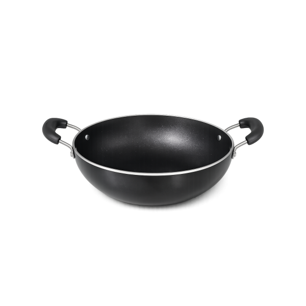 Unirize Non‑Stick Kadhai with Glass Lid