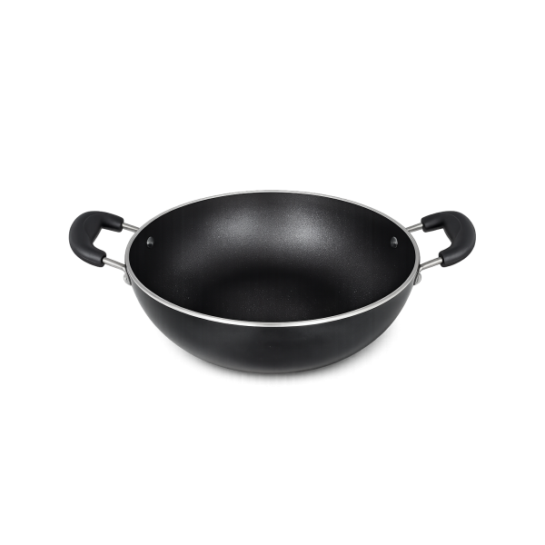 Unirize Non‑Stick Kadhai with Glass Lid
