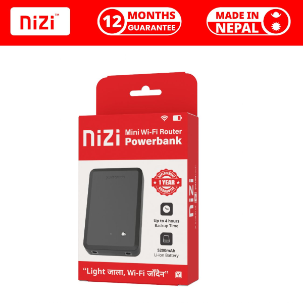 Nizi Router Backup Power 12V – Portable Internet Continuity Device