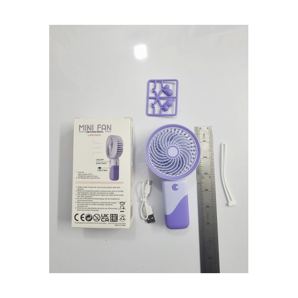 LANYARD Rechargeable Mini Handheld Fan – Portable Cooling Device