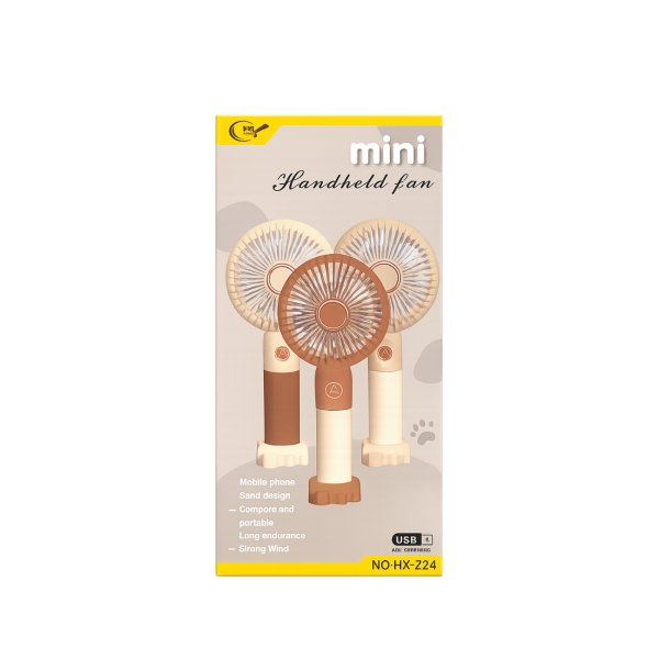 HX-Z2 Rechargeable Mini Handheld Fan – Portable Cooling Device